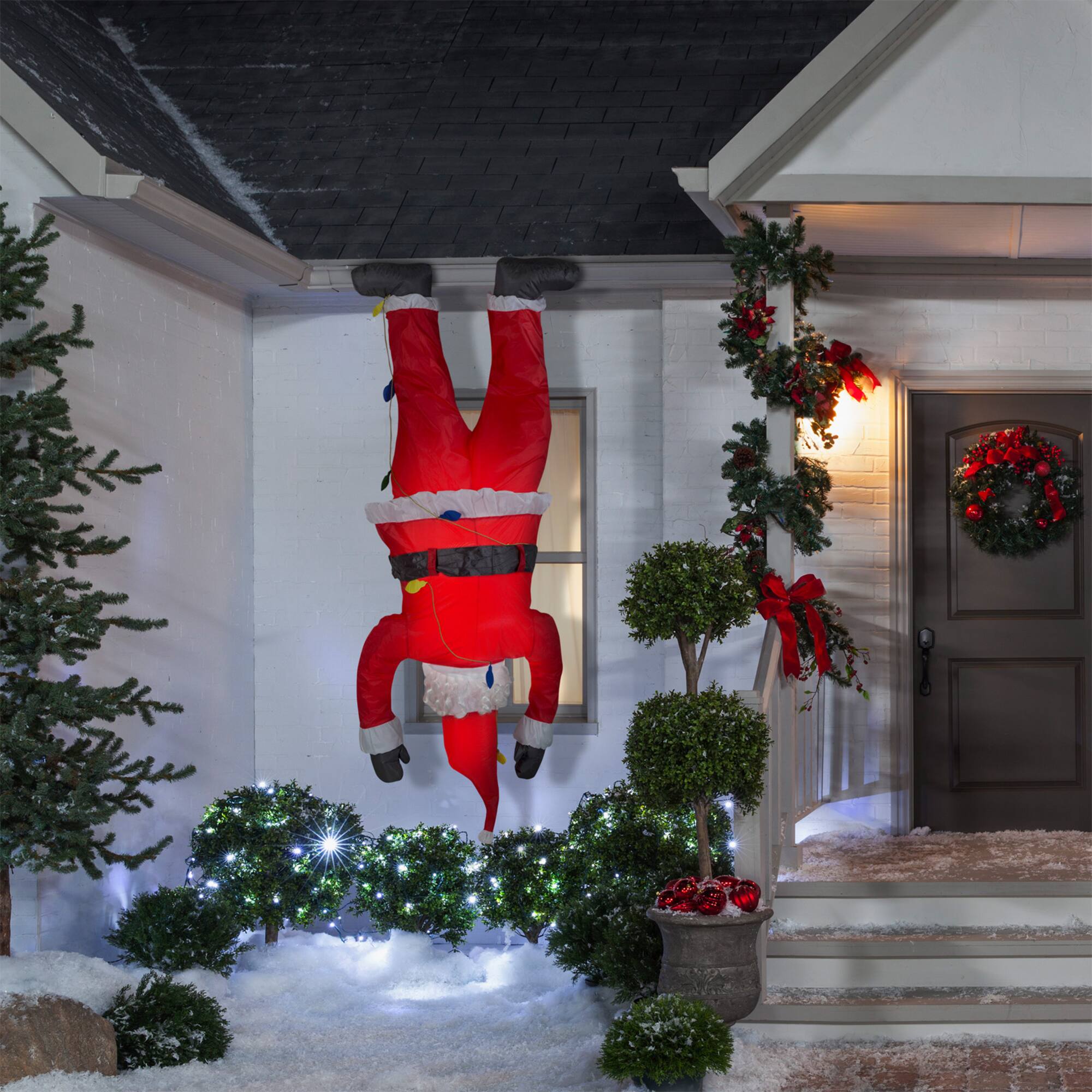 6.5ft. Airblown® Inflatable Christmas Realistic Hanging Santa